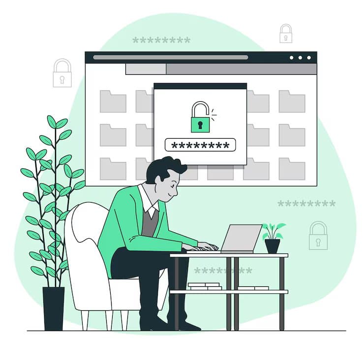 login page